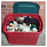 Tote of Christmas Angels, Snowmen & More