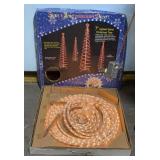 7 ft Spiral light tree as is