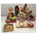 Group of World Dolls