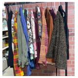 Group of Womenï¿½s Coats & More (rack not included)