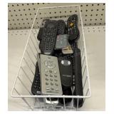 Basket of Various Remotes