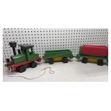 Wood Pull Along Toy Train