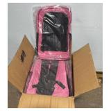 Box of Pink school bags Box of Pink school bags