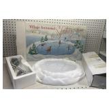Dept 56 Skating pond & Trees Dept 56 Skating pond & Trees