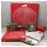 Mikasa Crystal Plates & Christmas Tableware