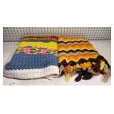 2 small Afghans 2 small Afghans