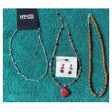 Group of Necklaces & Earrings