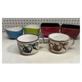 Group of Bowls & serving plate