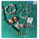 Group of bracelets, earrings & More