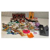 Collection of Key chains, Disney Pins & More