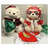 1997 & 1998 Hudson Christmas Bears