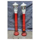 38 inch Tall Blow Mold Lamppost