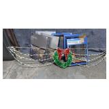 6 used As is Lighted Swag Wreathï¿½s