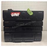 Pioneer Stereo Double Cassette Deck Receiver Pioneer Stereo Double Cassette Deck Receiver