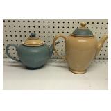 Denby pottery tea pots