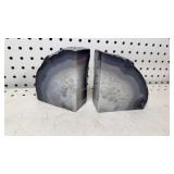 Polished Geode Book Ends