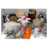 Group of Plush Troll Doll, Lamb Chop & Others