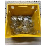 Crate of Mason Jars