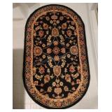 Decorative Oval Area Rug 54x31