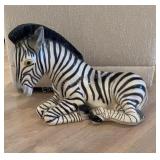 Plaster Zebra 26x17 inches tall