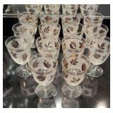 Libby Golden Foliage Goblets (14)