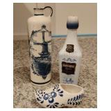 Delft Blue Decanter Bottle and More