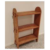 Oak 3 Tier Open Bookcase