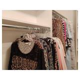 Left Side Master Bedroom Closet Contents