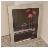 Framed Art Print  -small crack on bottom of frame