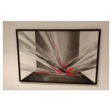 Framed Abstract Painting 25x37