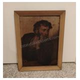 Vintage Framed Painting 26x20 loose from frame