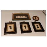 Vintage Silhouette Framed Art