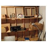 Basement Shelving Area Contents