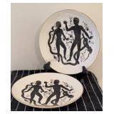 Gustavsberg Adam & Eve Plates 7.5 Inch