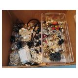 Box of Assorted Costume Jewelry, Pieces