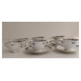 Vintage Tea Cup and Saucer Sets - 4 sets, 2 extra