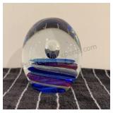 Art Glass Paper Weight 4"