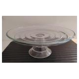 Glass Cake Stand 5x11
