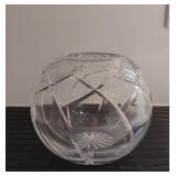 Cut Crystal Rose Bowl