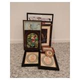 Stack of Framed/Assorted Art