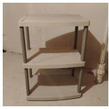 Short Plastic Shelving Unit 36x26x18