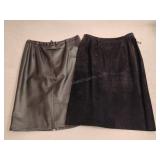 Ladies Leather & Suede Skirts - Size 14