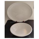 Johnson Brothers Focus Serving Bowl & Plate