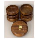 Alii Woods Monkey Pod Salad Bowls