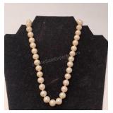 Vintage Les Bernard Pearl Style Necklace 16in