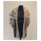 Ladies Vintage Fur Shawl OSFM