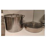 Stock Pot and Large Handled Saute Pan