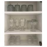 Clear Glasses Including  Libby Rock Glasses (8)