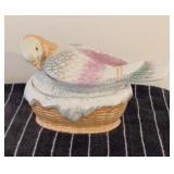 Porcelain Bird Soap Tureen