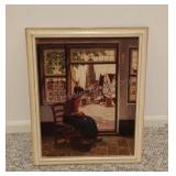 Vintage Framed Painting 23x18.5